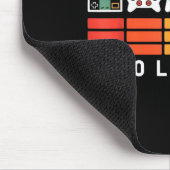 Videospiel-Controller-Evolution 80er 90er Retro-Ga Mousepad (Ecke)