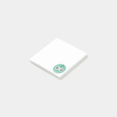 Videospiel-Controller Gamer Monogramm Kinder Post-it Klebezettel (angewinkelt)