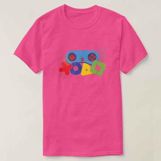 Videospiel-Controller-Gamer T-Shirt (Design vorne)