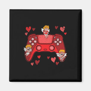 Videospiel-Controller Herz Valentinstag Cute Ga Magnet