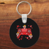 Videospiel-Controller Herz Valentinstag Cute Ga Schlüsselanhänger (Vorderseite)