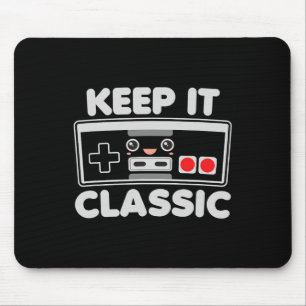 Videospiel-Controller Keep It Clic Humor 80er Retr Mousepad