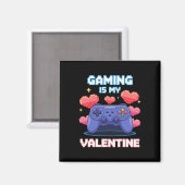Videospiel-Controller Pixel-Herzen für Valentinsta Magnet (Vorderseite/Rückseite)