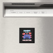 Videospiel-Controller Pixel-Herzen für Valentinsta Magnet (In Situ (Geschirrspüler))