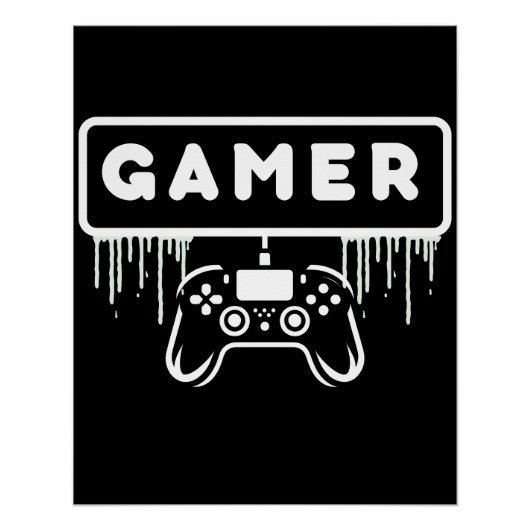 Videospiel-Controller Poster (Vorderseite)