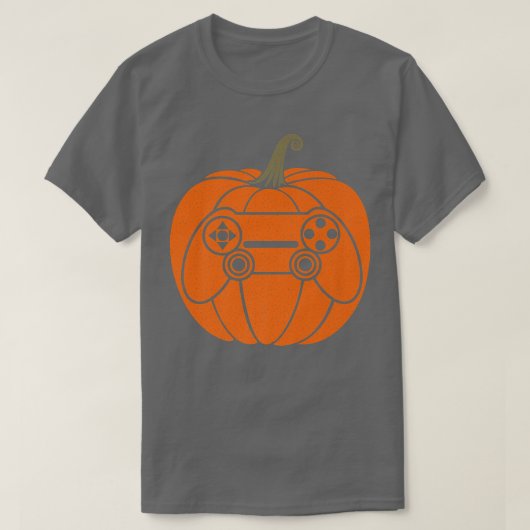 Videospiel-Controller Pumpkin Erntedank Gaming T-Shirt (Design vorne)