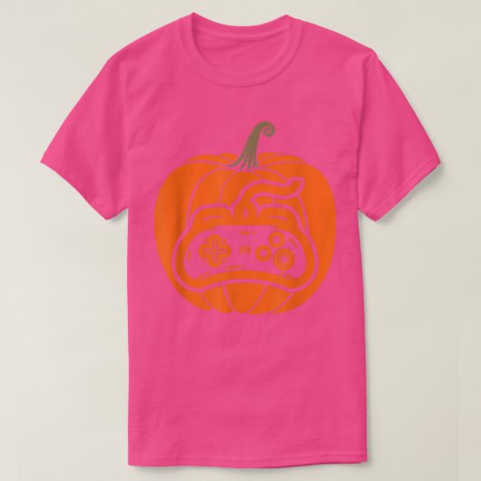 Videospiel-Controller Pumpkin Erntedank Gaming  T-Shirt (Design vorne)