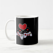 Videospiel Controller Valentinstag Cool Gaming G Kaffeetasse (Links)