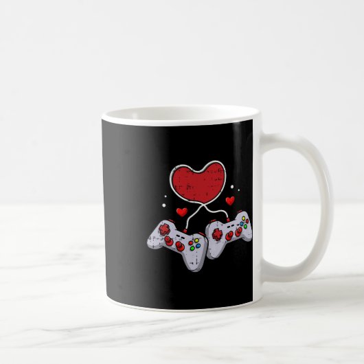 Videospiel Controller Valentinstag Cool Gaming G Kaffeetasse (Rechts)