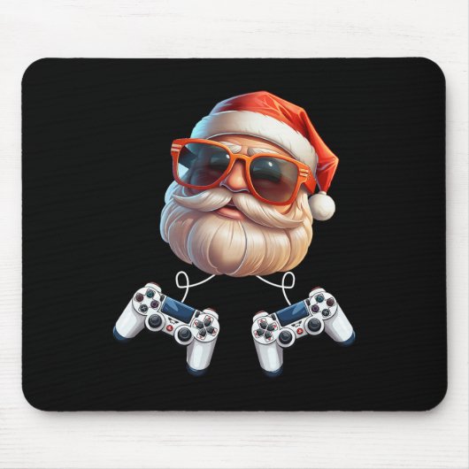 Videospiel-Controller Weihnachten Gamer Gaming-Ent Mousepad (Vorne)