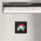 Videospiel-Controller Weihnachten Santa Hut Gamer Magnet (In Situ (Geschirrspüler))