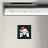 Videospiel-Controller Weihnachten Santa Hut Gamer Magnet (In Situ (Geschirrspüler))