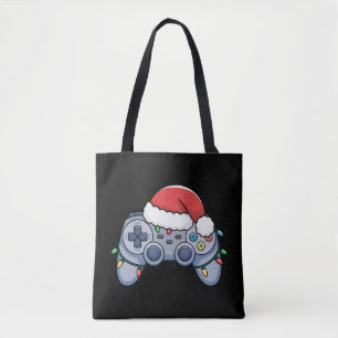 Videospiel-Controller Weihnachten Santa Hut Gamer Tasche