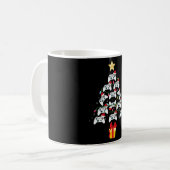 Videospiel-Controller-Weihnachtsbaum Xmas Junge Mä Kaffeetasse (Vorderseite Links)