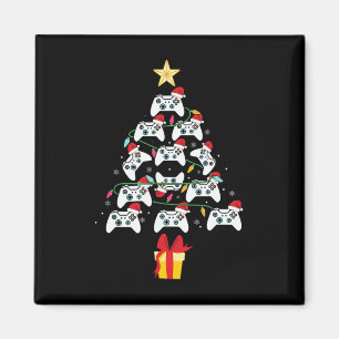 Videospiel-Controller-Weihnachtsbaum Xmas-Junge-Mä Magnet