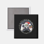 Videospiel-Controller Weihnachtsmannhut Weihnachte Magnet (Vorderseite/Rückseite)