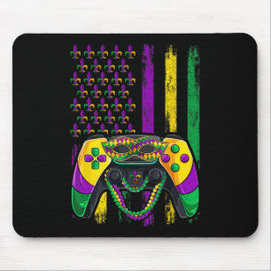 Videospiel-Flaggenperlen Kinder Mardi Gras-Shirts  Mousepad