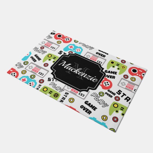 Videospiel Fußmatte (Schrägansicht)