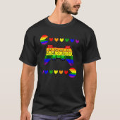 Videospiel-Gaming-LGBT Q Alt-Pride-Flag-Gamer 1 T-Shirt (Vorderseite)