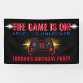Videospiel Geburtstag Banner (Horizontal)