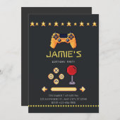 Videospiel Geburtstag Einladung