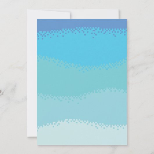 Videospiel Geburtstagseinladung Einladung (Rückseite)