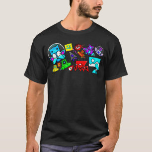 Videospiel-Geometrie-Videospieler-Liebhaber-Dash l T-Shirt