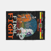 Videospiel Halloween T-rex Skeleton Mummy - Final Fleecedecke (Vorderseite (Horizontal))