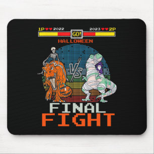 Videospiel Halloween T-rex Skeleton Mummy - Final Mousepad