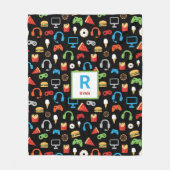 Videospiel-Imbiss-Party scherzt den Fleecedecke (Vorderseite)