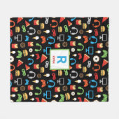 Videospiel-Imbiss-Party scherzt den Fleecedecke (Vorderseite (Horizontal))