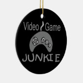 Videospiel-Junkie Keramik Ornament (Rechts)