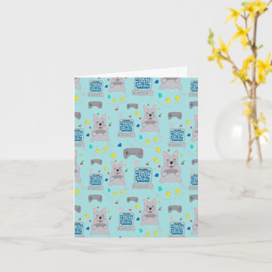 Videospiel Karte (Gelbe Blume)