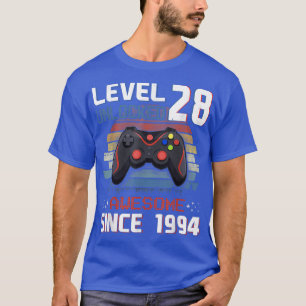 Videospiel Level 28 freigeschaltet Vintage 1994 Mä T-Shirt