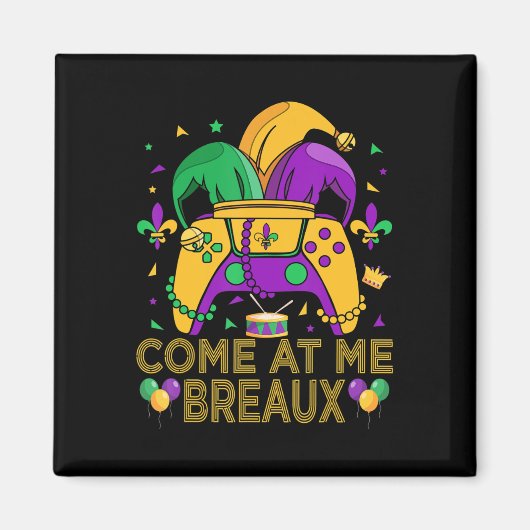 Videospiel Mardi Gras Karneval Kostümspielkonton Magnet (Vorne)