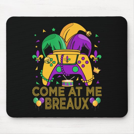 Videospiel Mardi Gras Karneval Kostümspielkonton Mousepad (Vorne)