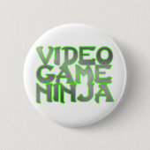 VIDEOSPIEL NINJA (Grün) Button (Vorderseite)