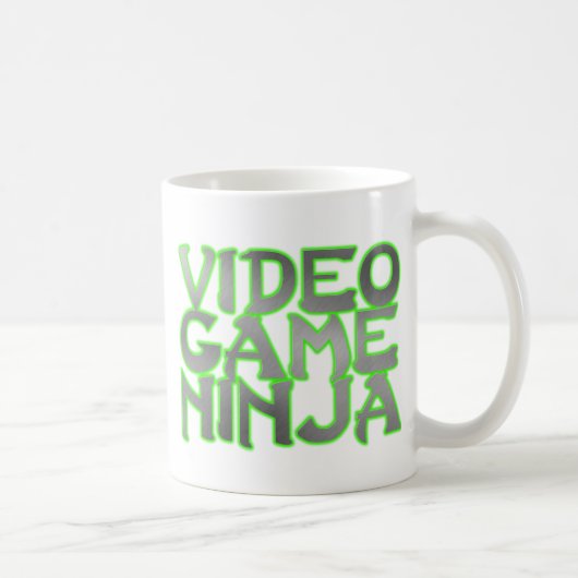 VIDEOSPIEL NINJA (Grün) Kaffeetasse (Rechts)