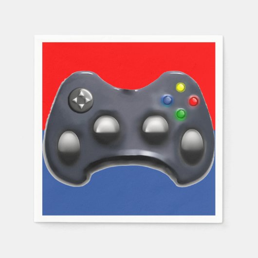 Videospiel-Party Serviette (Vorderseite)