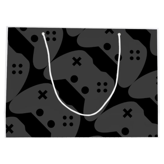 Videospiel-Prüfer-Geschenk-Tasche Große Geschenktüte (Rückseite)