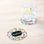 Videospiel Runder Pappuntersetzer (Vor Ort)