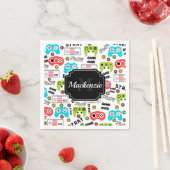 Videospiel Serviette (Beispiel)