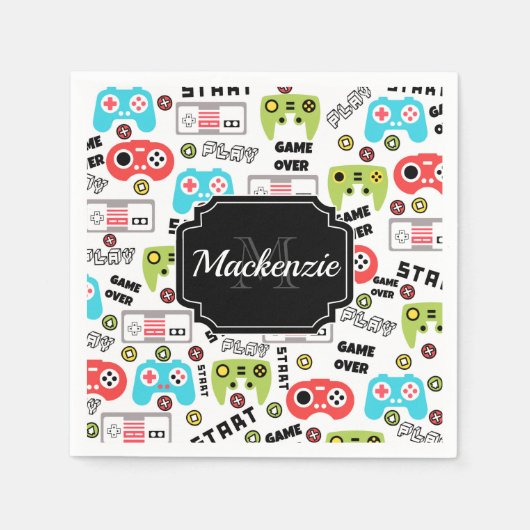 Videospiel Serviette (Vorderseite)