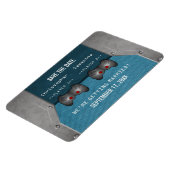 Videospiel Speichern Sie das Datum-Magnet, Blau Magnet (Linke Seite)