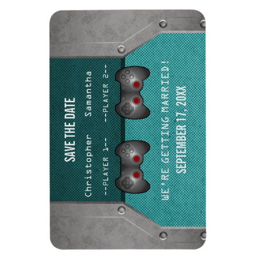 Videospiel Speichern Sie das Datumsfenster, Aquama Magnet (Vertikal)