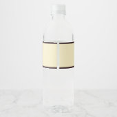 Videospiel-Spielstand Ungesperrter Gamer Boy Männe Wasserflaschenetikett (Rückseite)