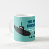 Videospiel Submariner Flaggen-Tasse Kaffeetasse (Vorderseite Links)
