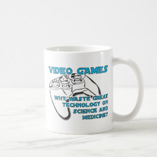 Videospiel-Technologie Lustiger Becher Humor Kaffeetasse