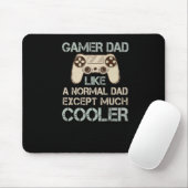 Videospiel Vater T - Shirt Mousepad (Mit Mouse)