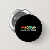 Videospiel-Vintag Retro-Gaming-Arcade 80er 2 Button (Vorne & Hinten)